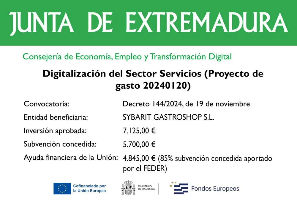 cartel sybarit fondo feder 1000